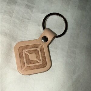 Rivian genuine leather Keychain